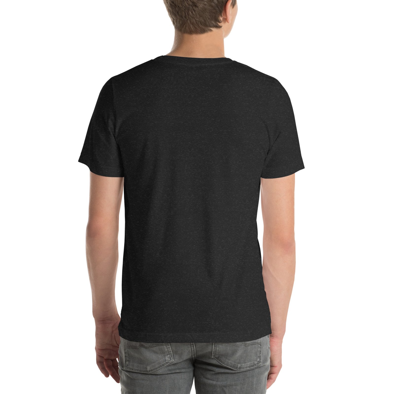 313 Detroit t-shirt in black, folded flat