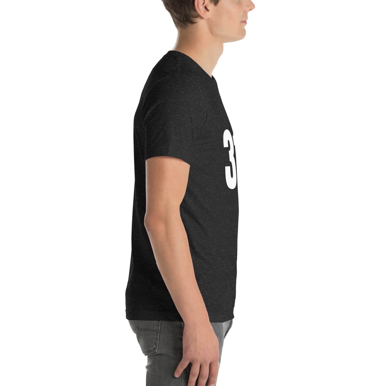 313 Detroit t-shirt in black, detail view